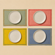 4 Pack Mantel Individual Familia Colorida