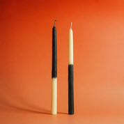 2 Pack Beeswax Taper Candles