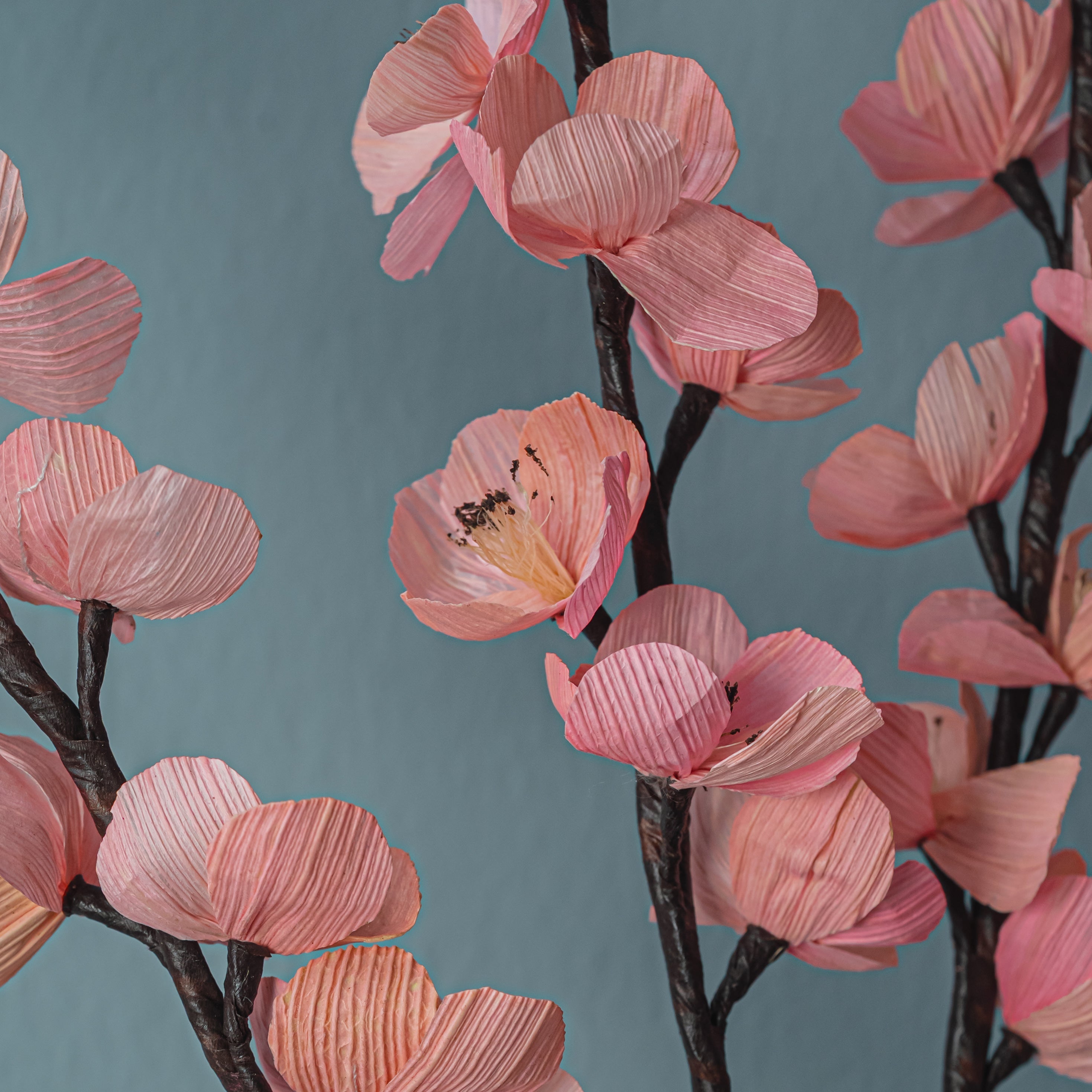Peach Blossom - Corn Husk Flower
