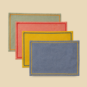 4 Pack Mantel Individual Familia Colorida