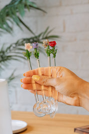 Flores Glass Spoons – Set of 4