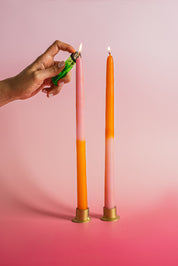 2-PACK VELAS DE CERA DE ABEJA FAMILIA DUAL