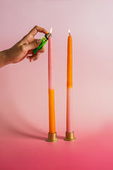 2-PACK VELAS DE CERA DE ABEJA FAMILIA DUAL