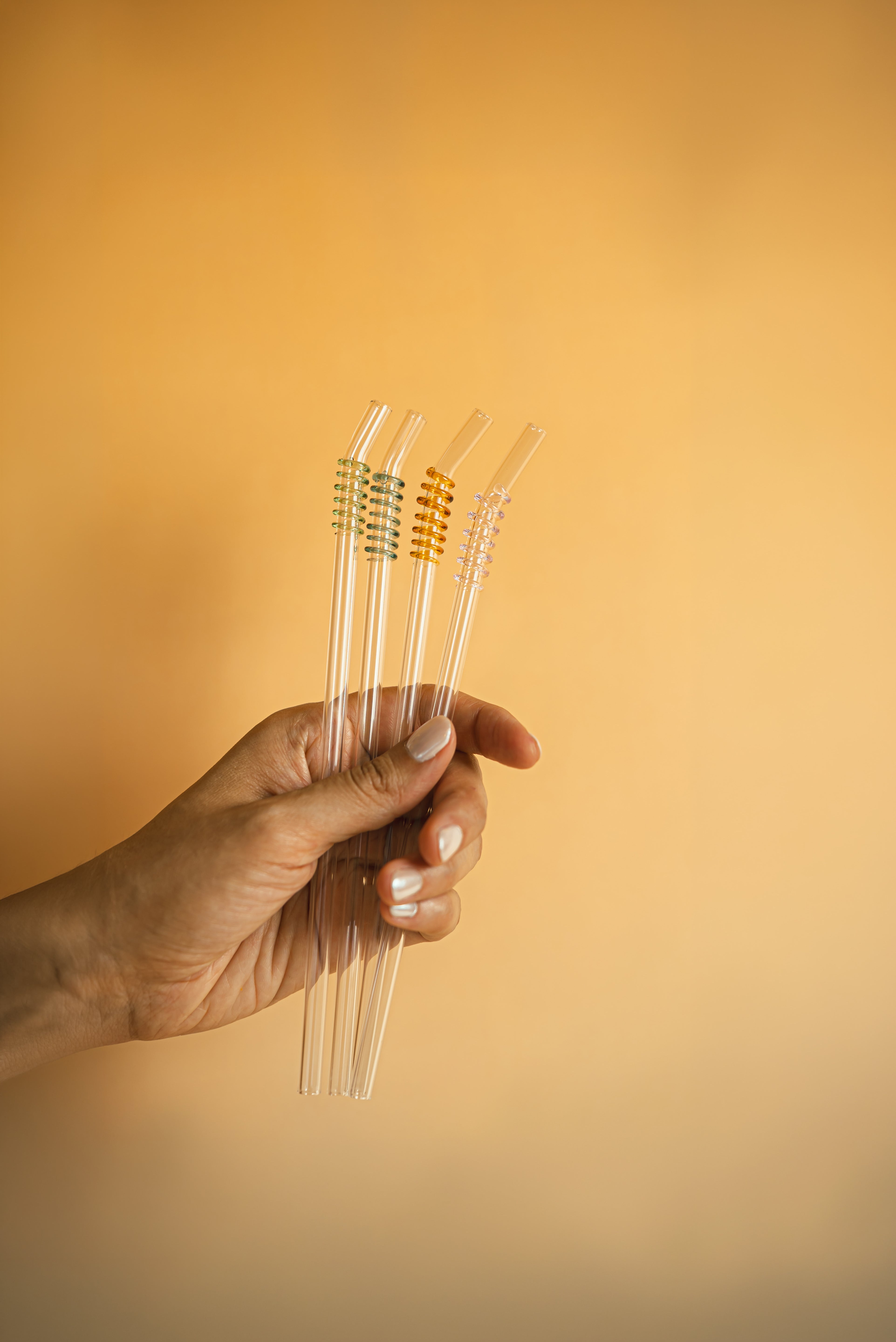 4-PACK POPOTES VIDRIO ESTIRADO