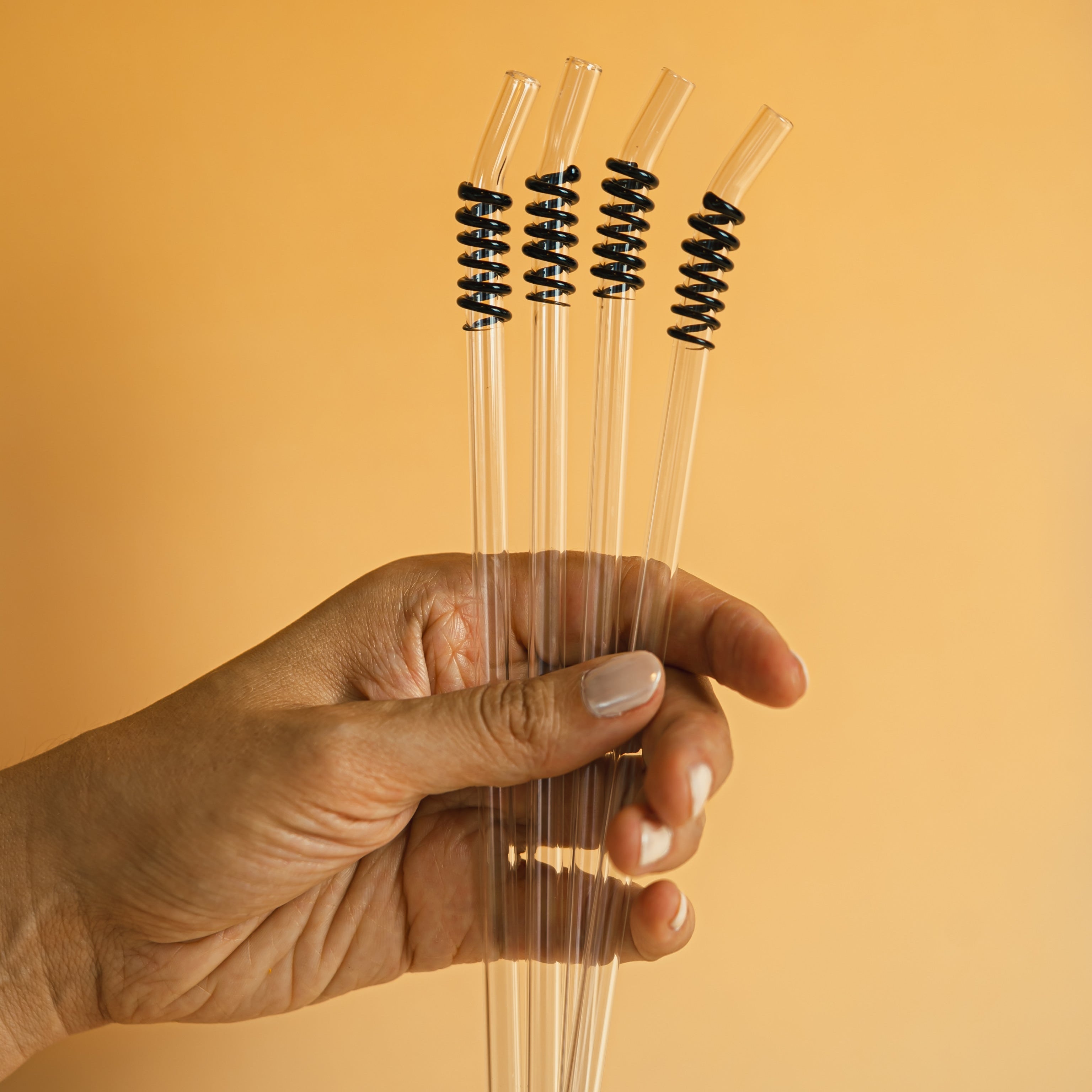 4 Pack Popotes Vidrio Estirado