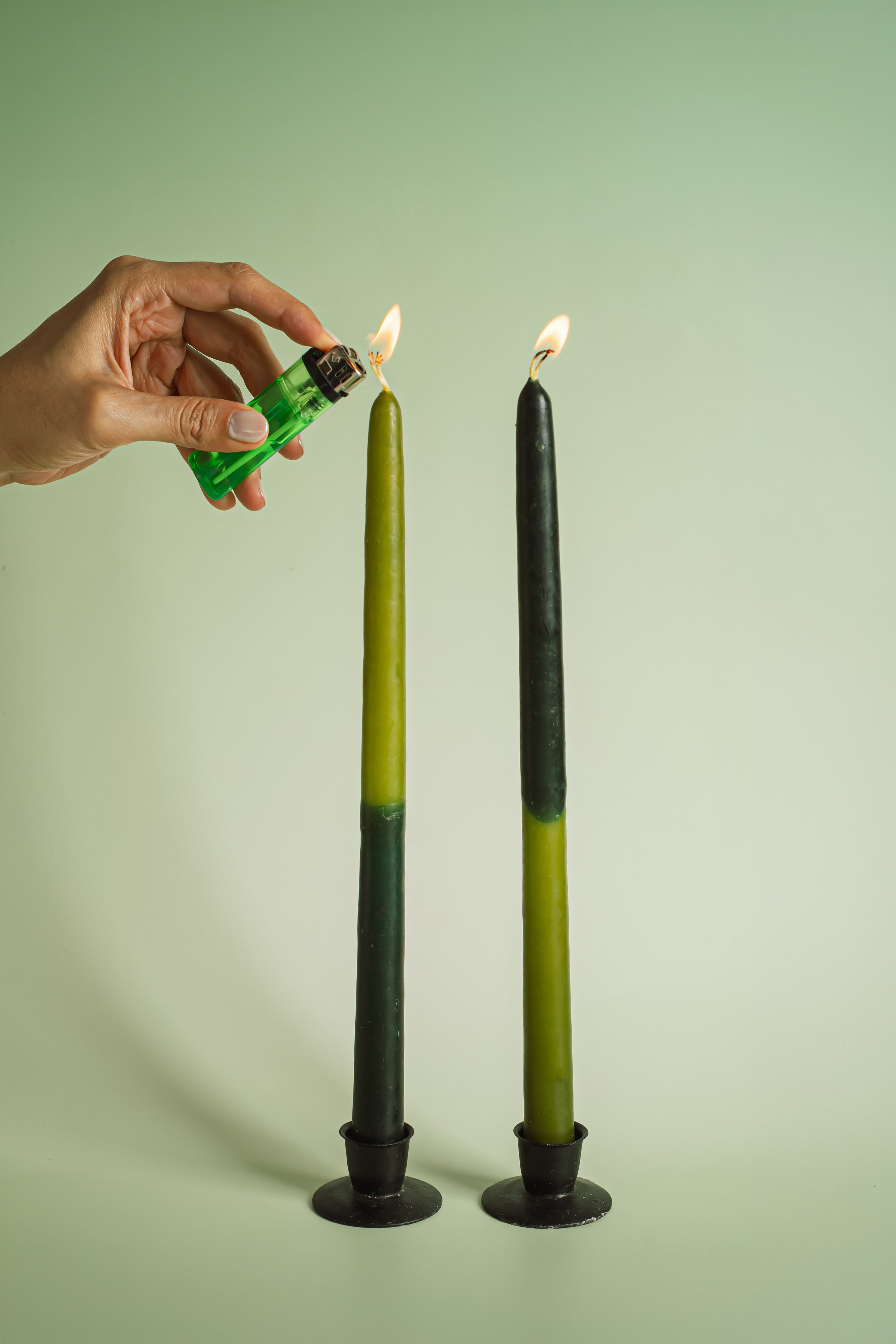 2-PACK VELAS DE CERA DE ABEJA FAMILIA DUAL