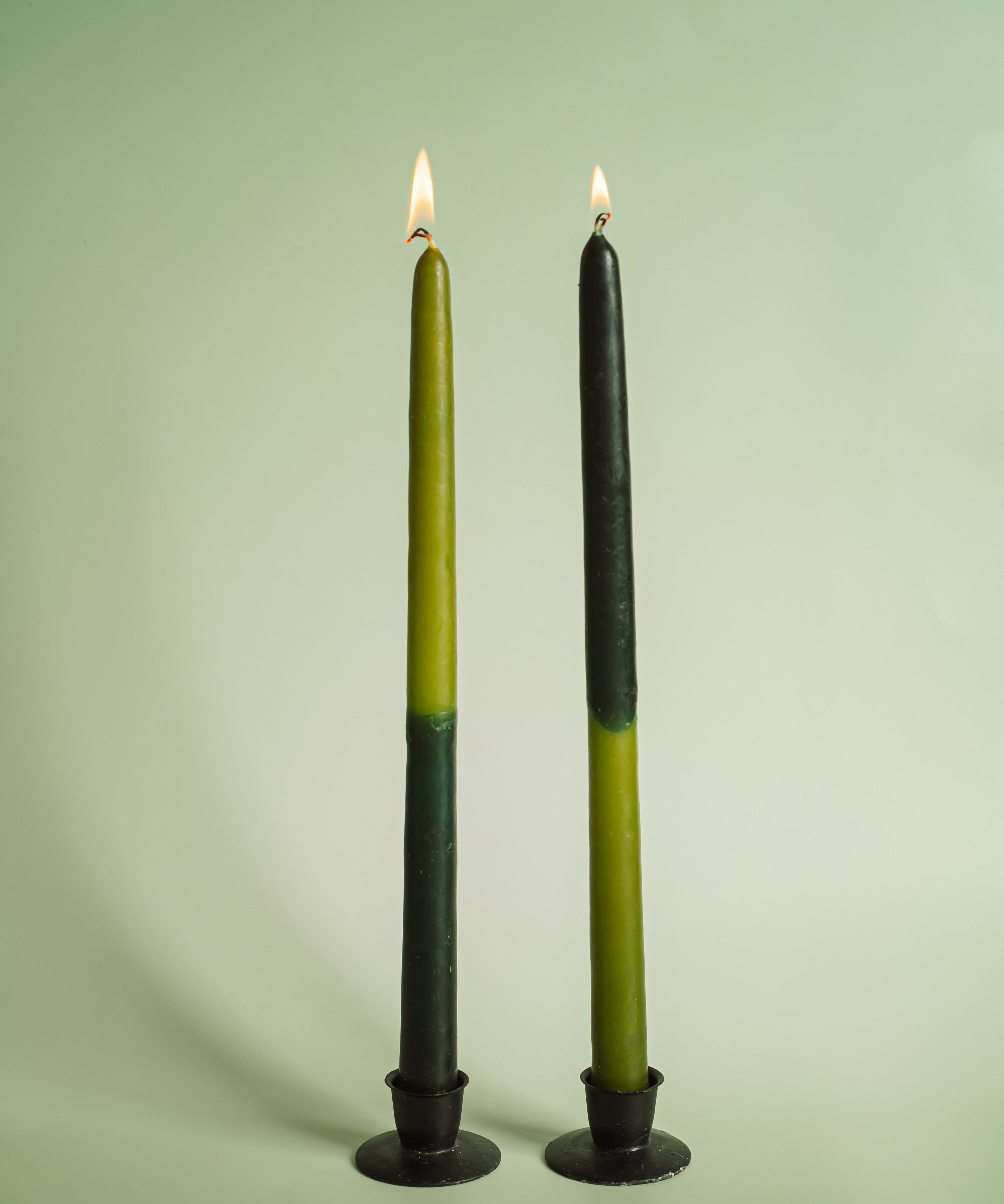 2-PACK VELAS DE CERA DE ABEJA FAMILIA DUAL