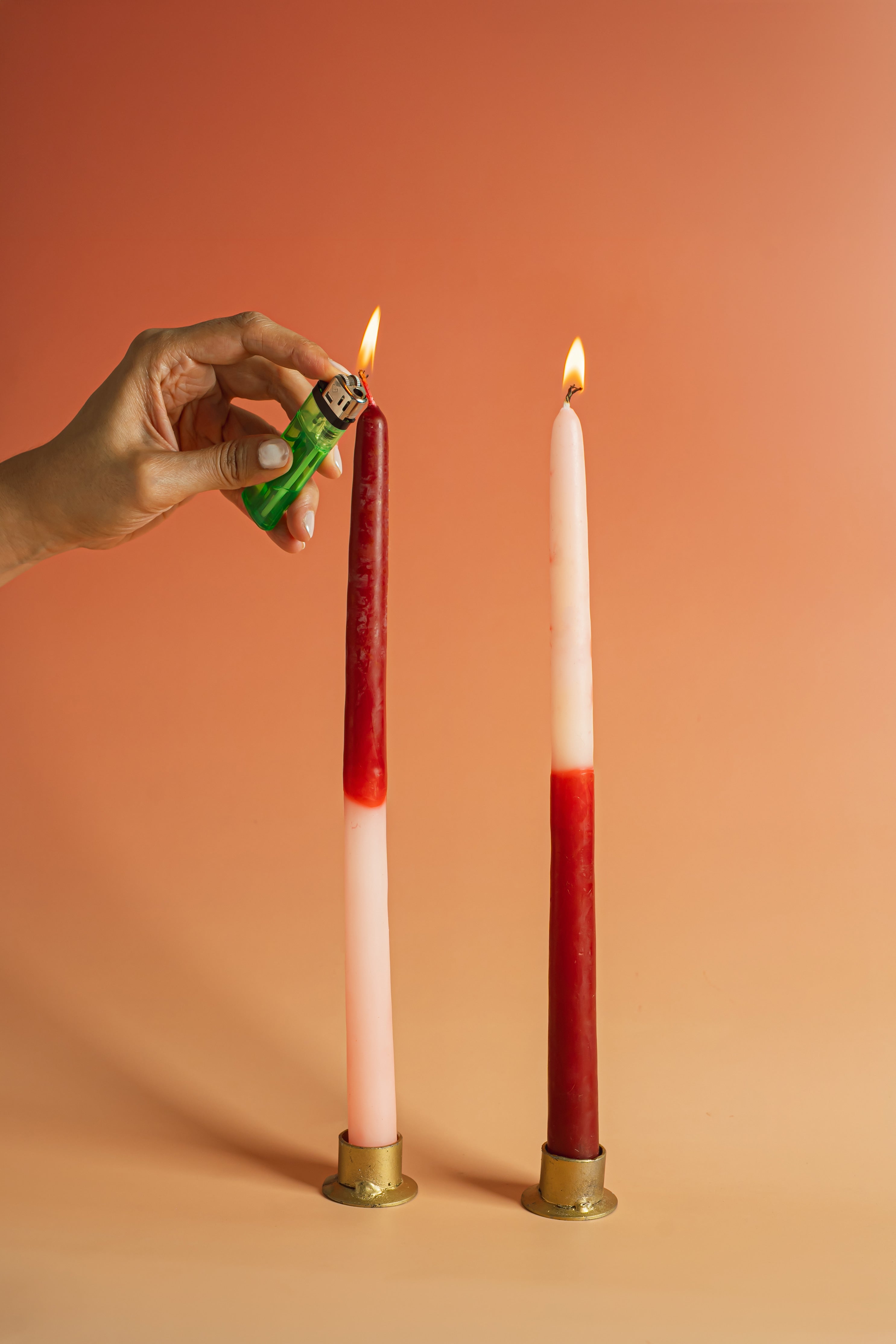 2-PACK VELAS DE CERA DE ABEJA FAMILIA DUAL