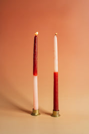 2-PACK VELAS DE CERA DE ABEJA FAMILIA DUAL