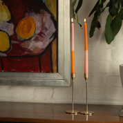 2 Pack Beeswax Taper Candles