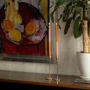 2 Pack Beeswax Taper Candles