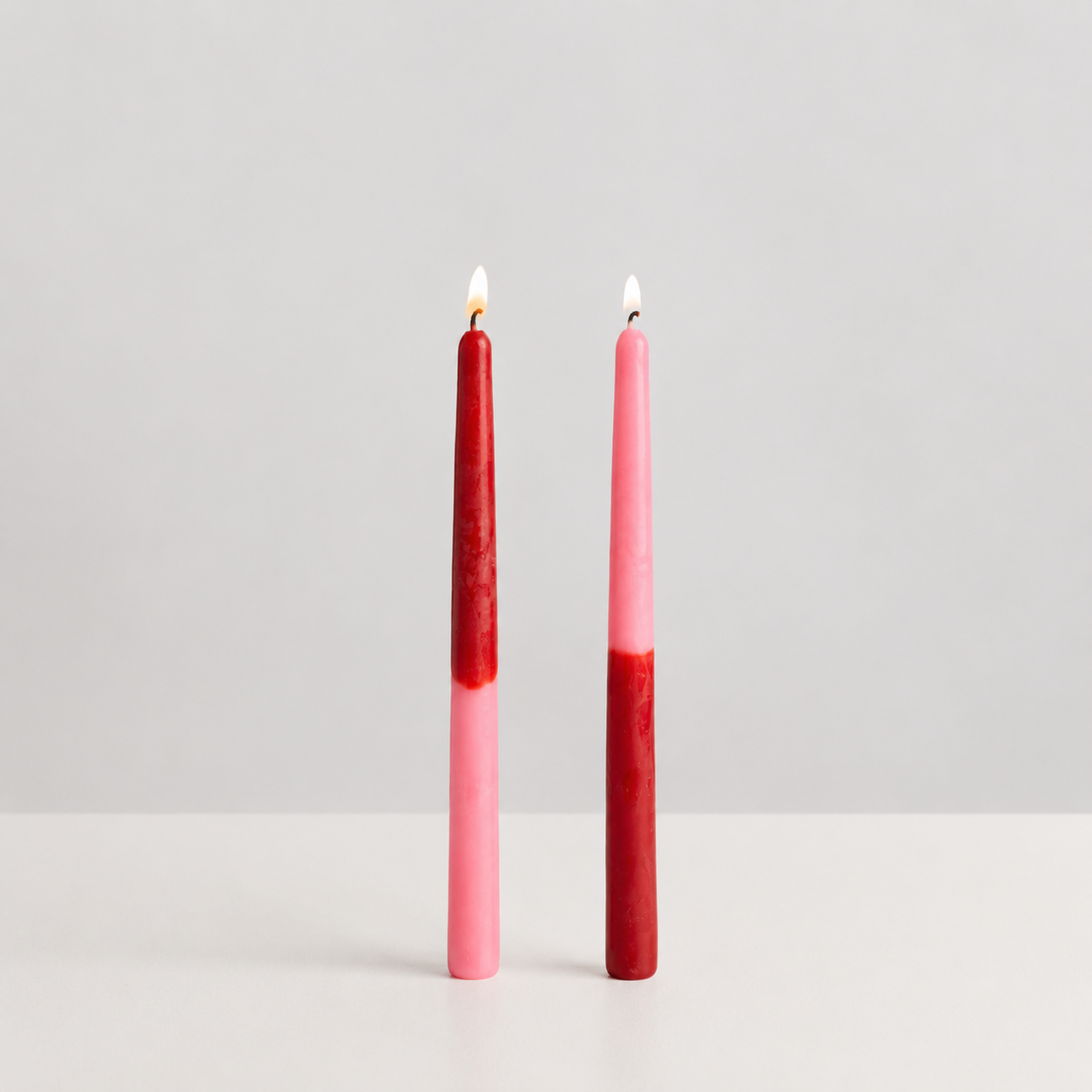 2 Pack Beeswax Taper Candles