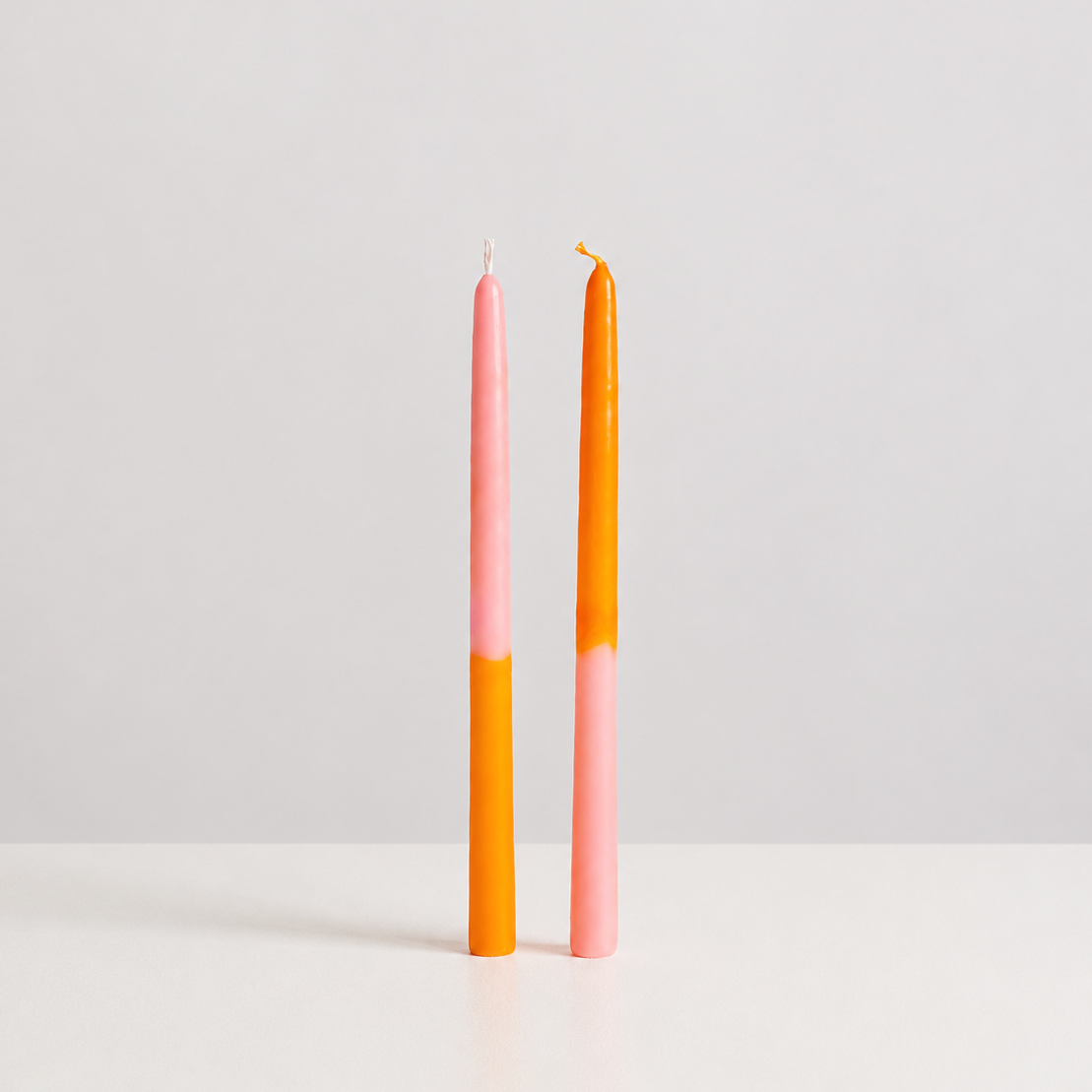 2 Pack Beeswax Taper Candles