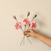 Mini Poppy - Corn Husk Flower