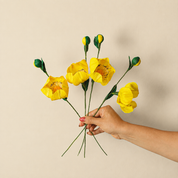 Mini Poppy - Corn Husk Flower